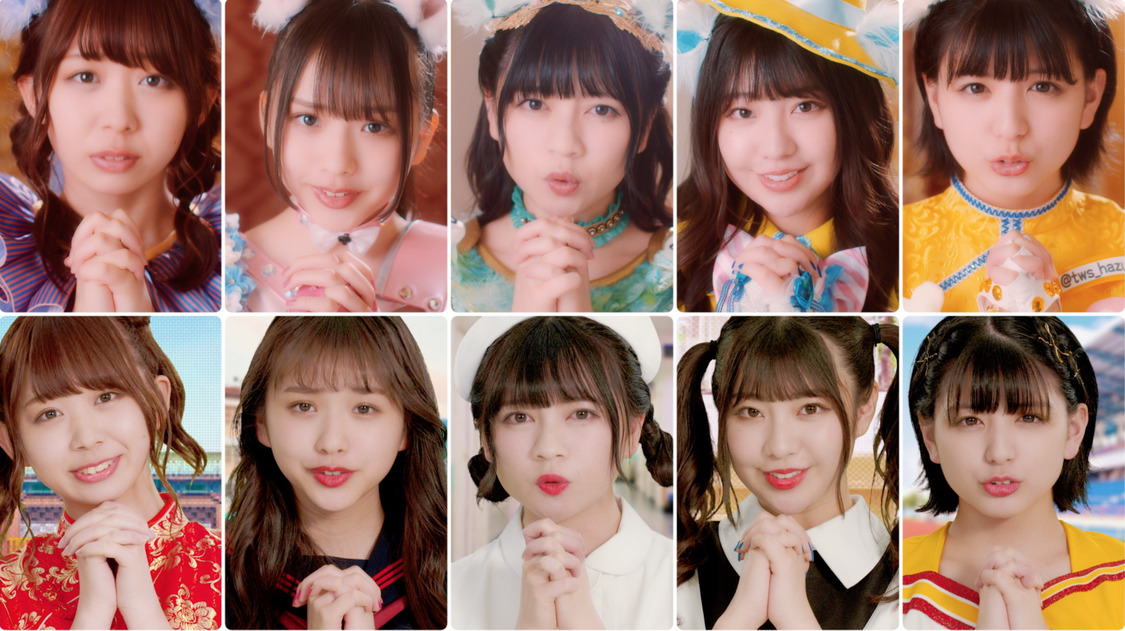 わーすた「メラにゃイザー!!!!!〜君に、あ・げ・う♪〜」MVより