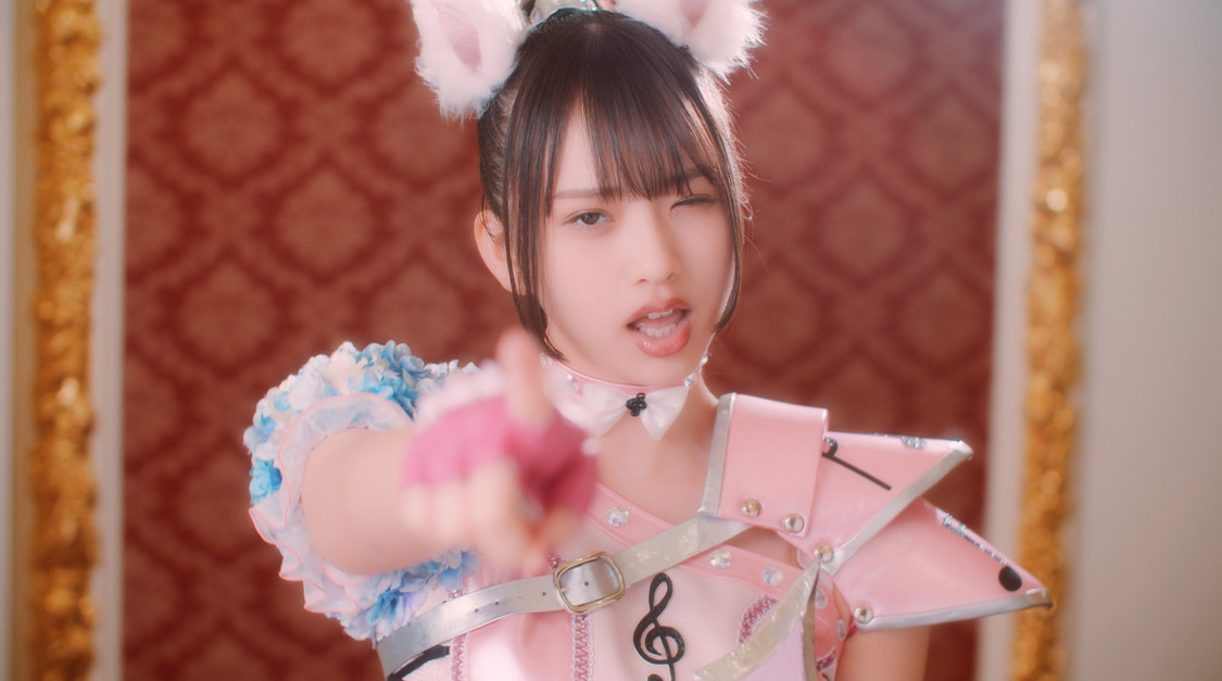 わーすた「メラにゃイザー!!!!!〜君に、あ・げ・う♪〜」MVより