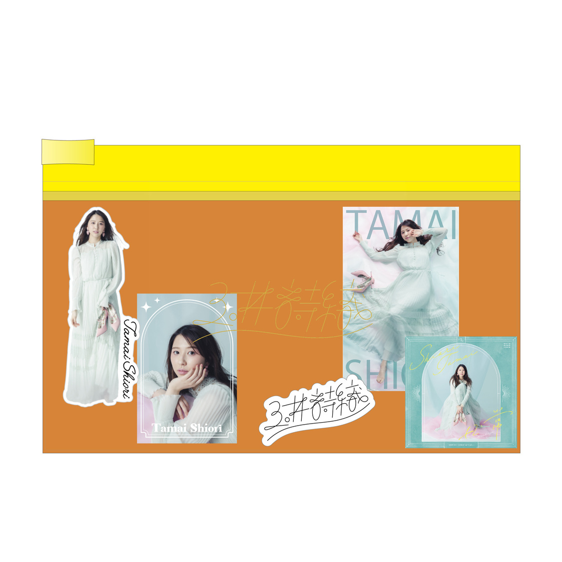 『SHIORI TAMAI 12 Colors』ステッカー