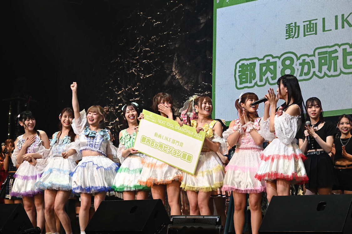 授賞式＜NIG FES 2023＞TOKYO DOME CITY HALL（2023年3⽉23⽇／©︎NEXT IDOL GRANDPRIX 実行委員会）