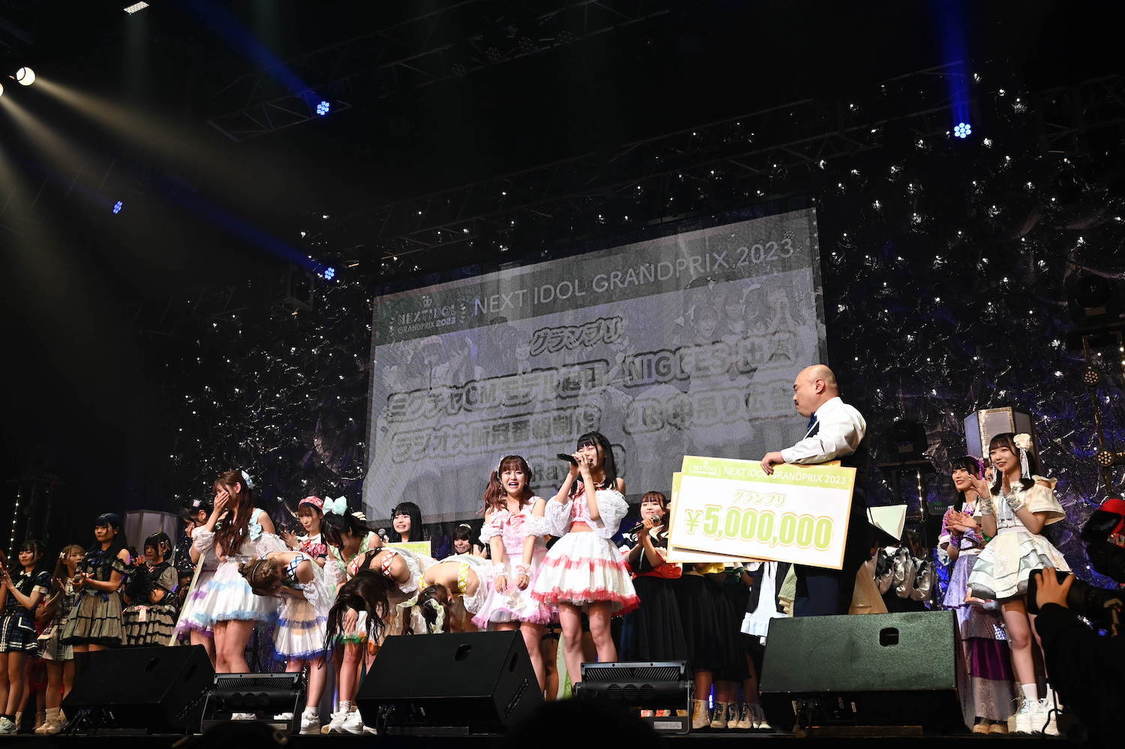 授賞式＜NIG FES 2023＞TOKYO DOME CITY HALL（2023年3⽉23⽇／©︎NEXT IDOL GRANDPRIX 実行委員会）