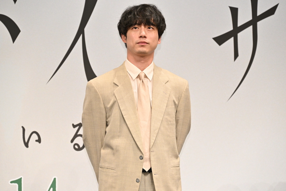 坂口健太郎＜映画『サイド バイ サイド 隣にいる人』完成報告イベント＞（2023年3月27日／©2023『サイド バイ サイド』製作委員会）