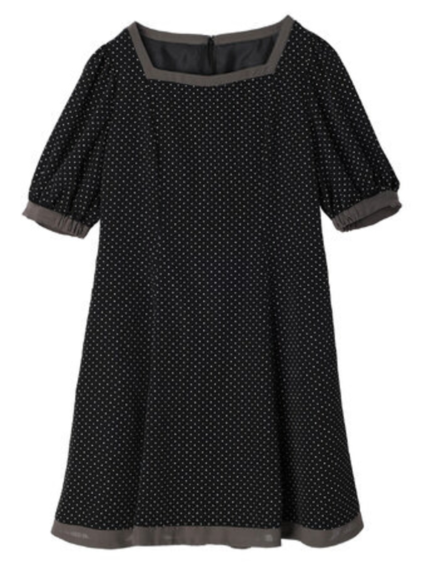 ドットバイカラーワンピース