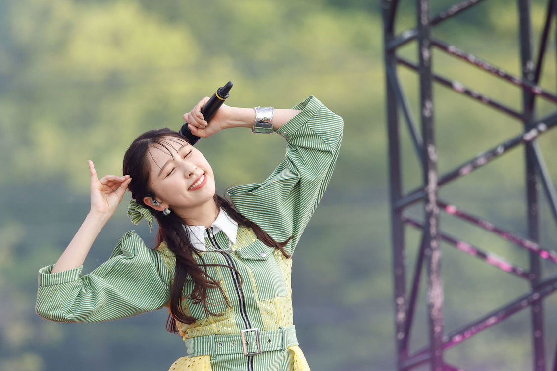 ももいろクローバーZ＜ももクロ春の一大事2023 in 福山市 〜笑顔のチカラ つなげるオモイ〜＞福山通運ローズスタジアム（2023年4月23日／©︎上飯坂一 ©︎小境勝巳）