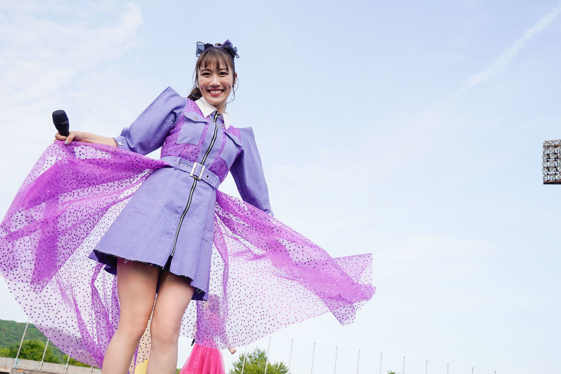 ももいろクローバーZ＜ももクロ春の一大事2023 in 福山市 〜笑顔のチカラ つなげるオモイ〜＞福山通運ローズスタジアム（2023年4月23日／©︎上飯坂一 ©︎小境勝巳）