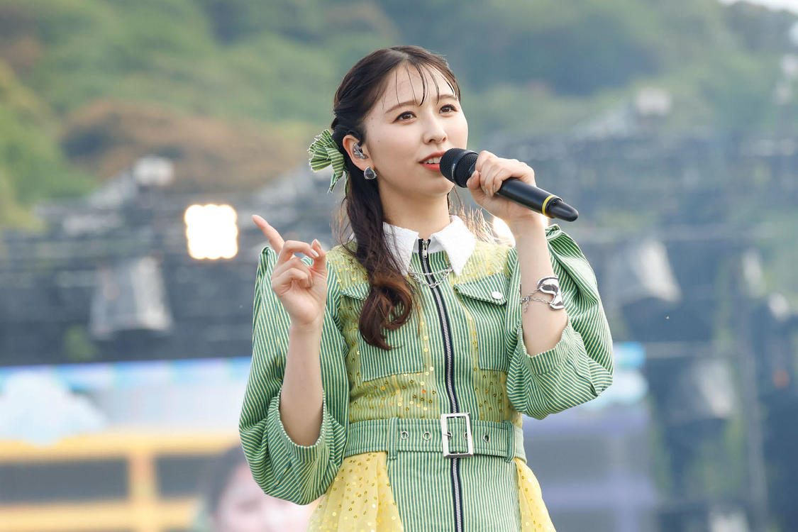 ももいろクローバーZ＜ももクロ春の一大事2023 in 福山市 〜笑顔のチカラ つなげるオモイ〜＞福山通運ローズスタジアム（2023年4月23日／©︎上飯坂一 ©︎小境勝巳）