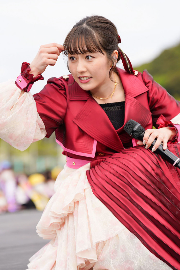 ももいろクローバーZ＜ももクロ春の一大事2023 in 福山市 〜笑顔のチカラ つなげるオモイ〜＞福山通運ローズスタジアム（2023年4月23日／©︎上飯坂一 ©︎小境勝巳）