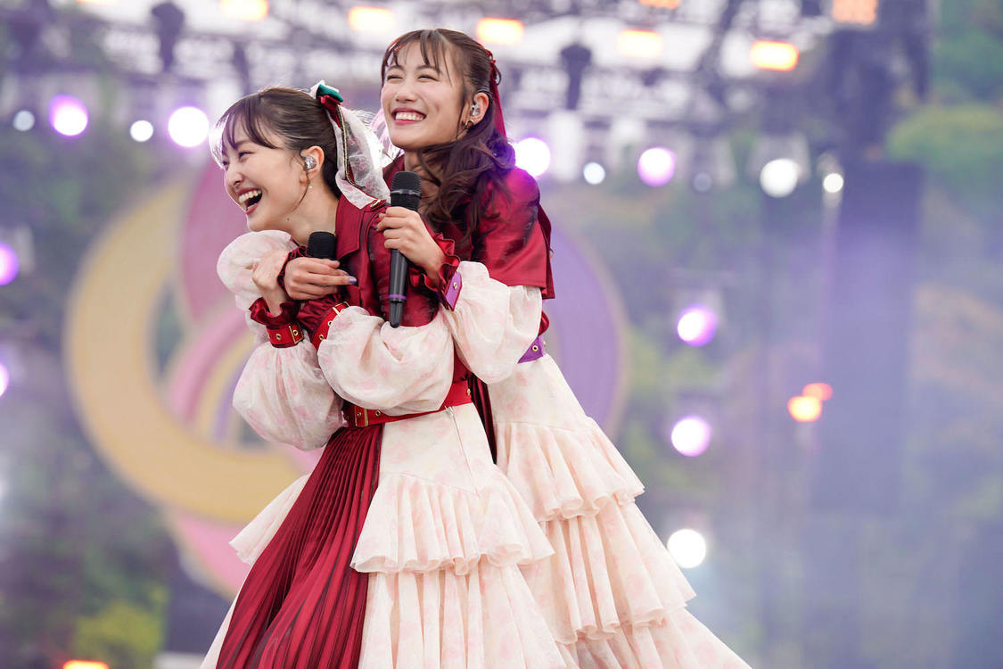 ももいろクローバーZ＜ももクロ春の一大事2023 in 福山市 〜笑顔のチカラ つなげるオモイ〜＞福山通運ローズスタジアム（2023年4月23日／©︎上飯坂一 ©︎小境勝巳）