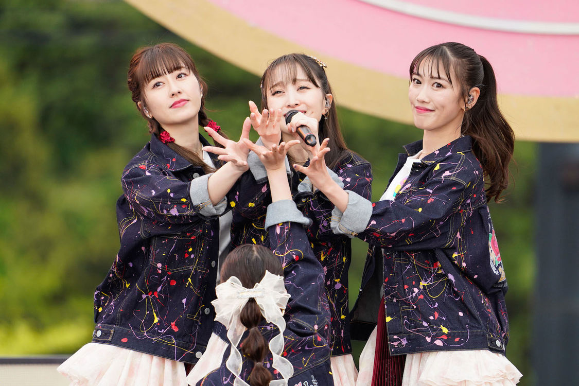 ももいろクローバーZ＜ももクロ春の一大事2023 in 福山市 〜笑顔のチカラ つなげるオモイ〜＞福山通運ローズスタジアム（2023年4月23日／©︎上飯坂一 ©︎小境勝巳）
