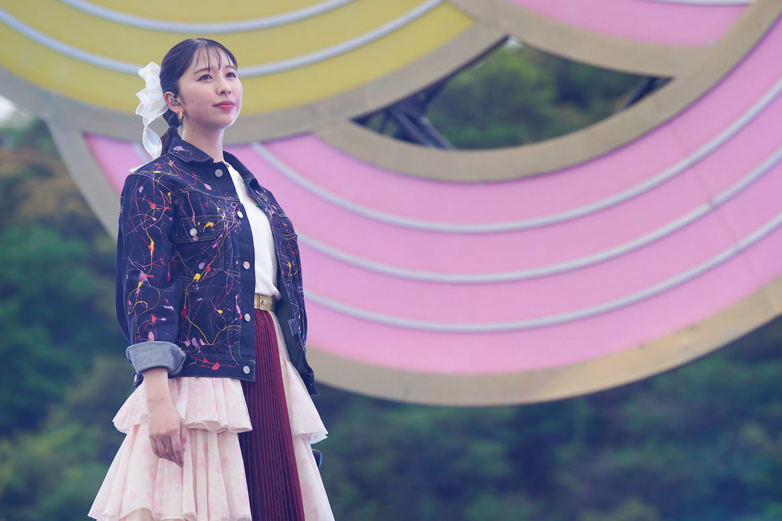 ももいろクローバーZ＜ももクロ春の一大事2023 in 福山市 〜笑顔のチカラ つなげるオモイ〜＞福山通運ローズスタジアム（2023年4月23日／©︎上飯坂一 ©︎小境勝巳）