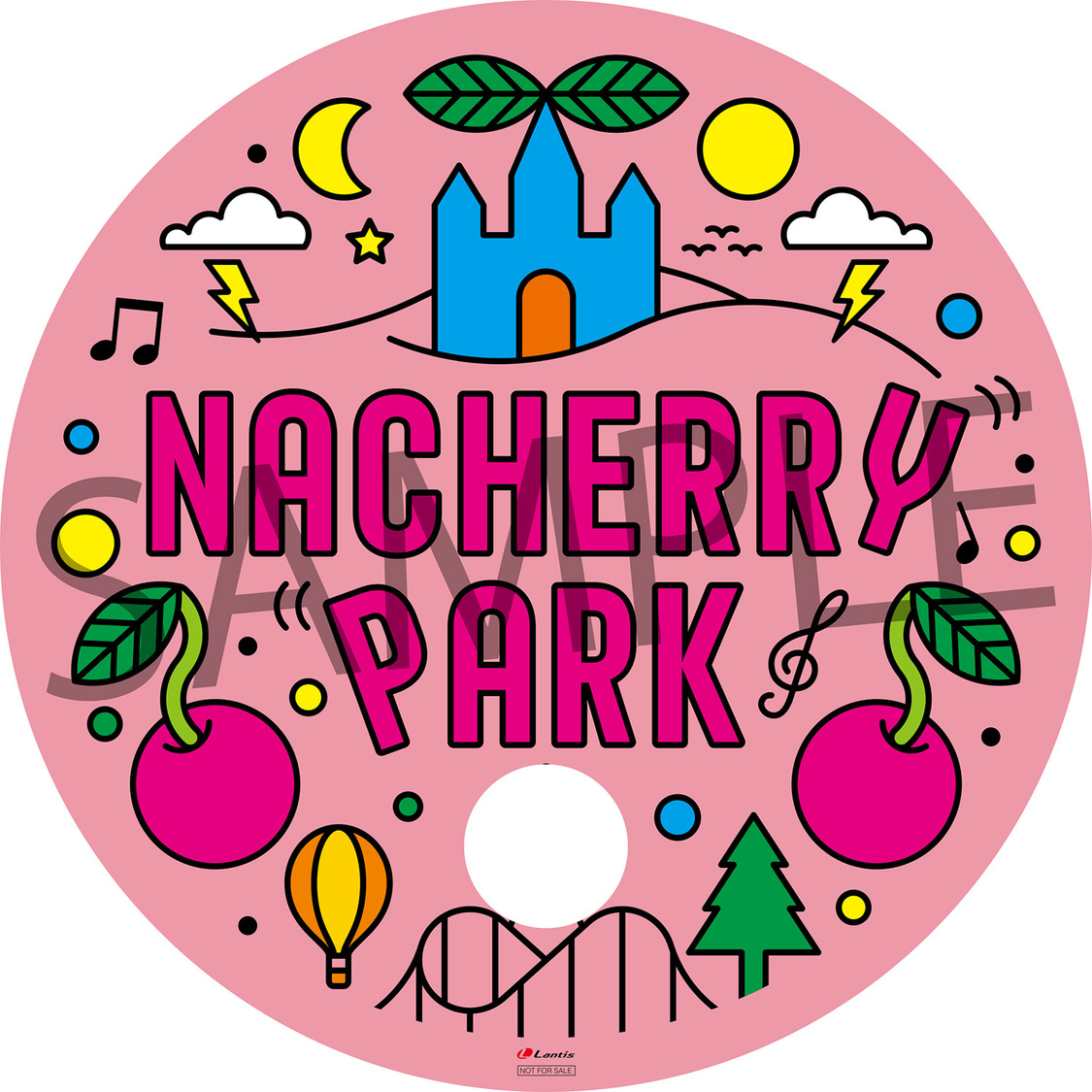 オフィシャルファンクラブ「NACHERRY PARK」超早期予約キャンペーン特典　特製丸形うちわ