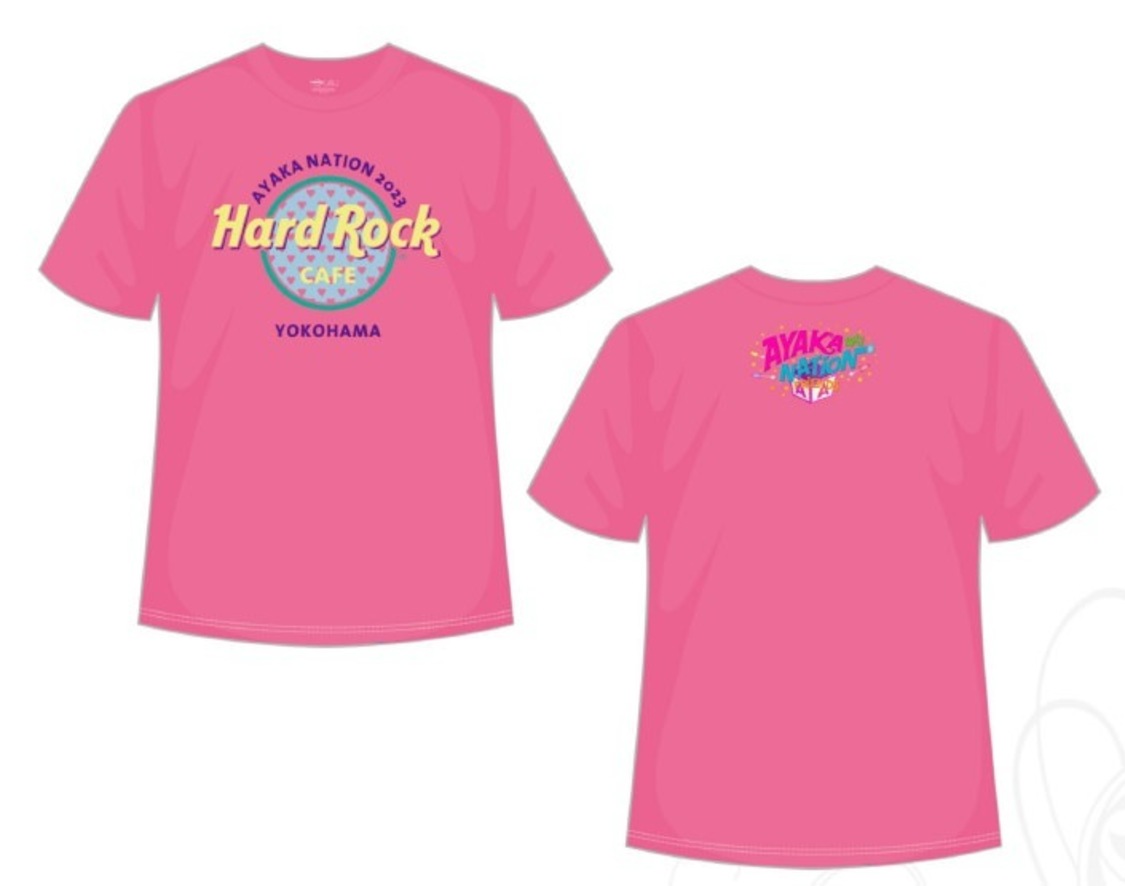 「2023 AYAKA NATION T-shirt」ハードロックカラーVer.