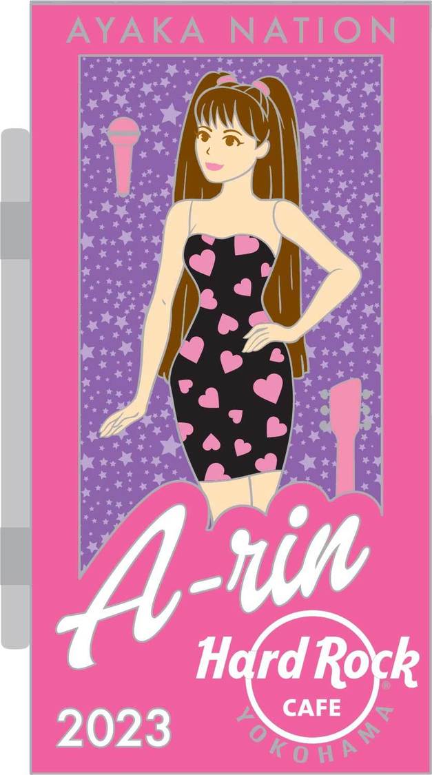 「2023 AYAKA NATION Pin」ハードロックカラーVer.