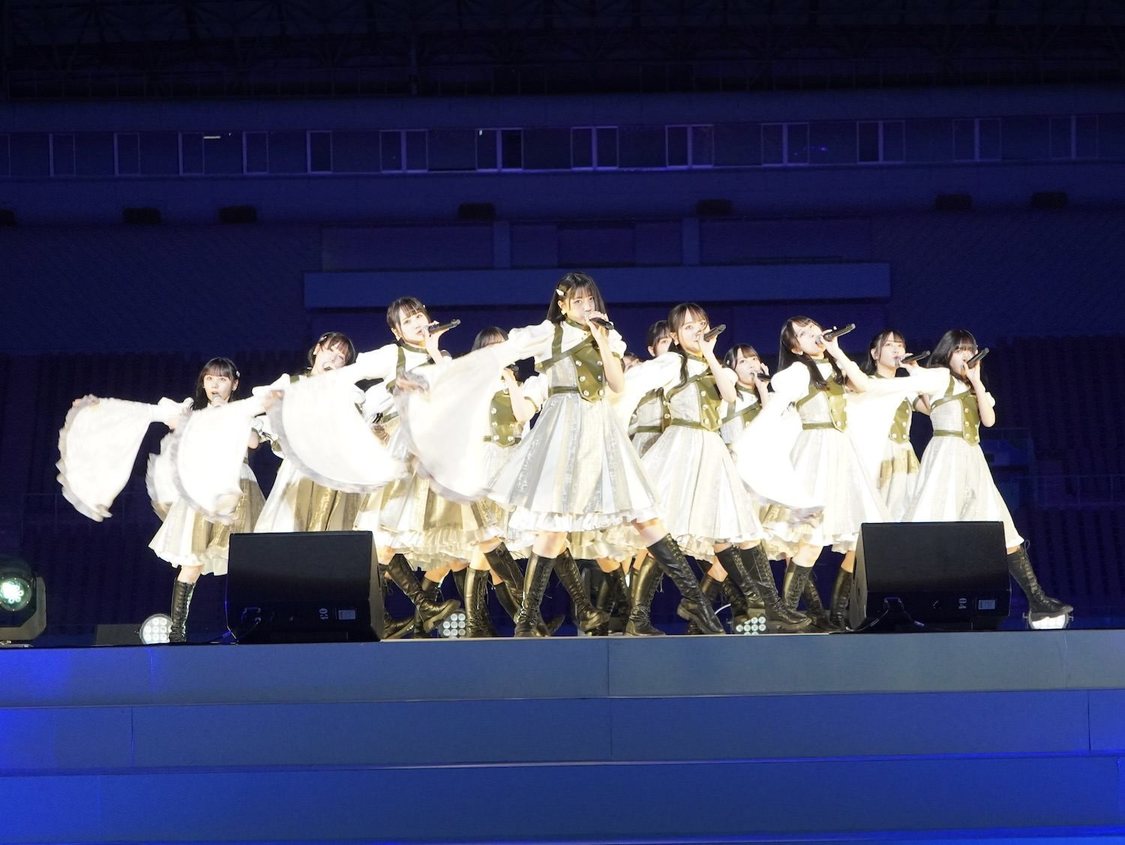 STU48＜＃HIROSHIMAミライバトン＞エディオンスタジアム広島（2023年5月4日／ⒸSTU）