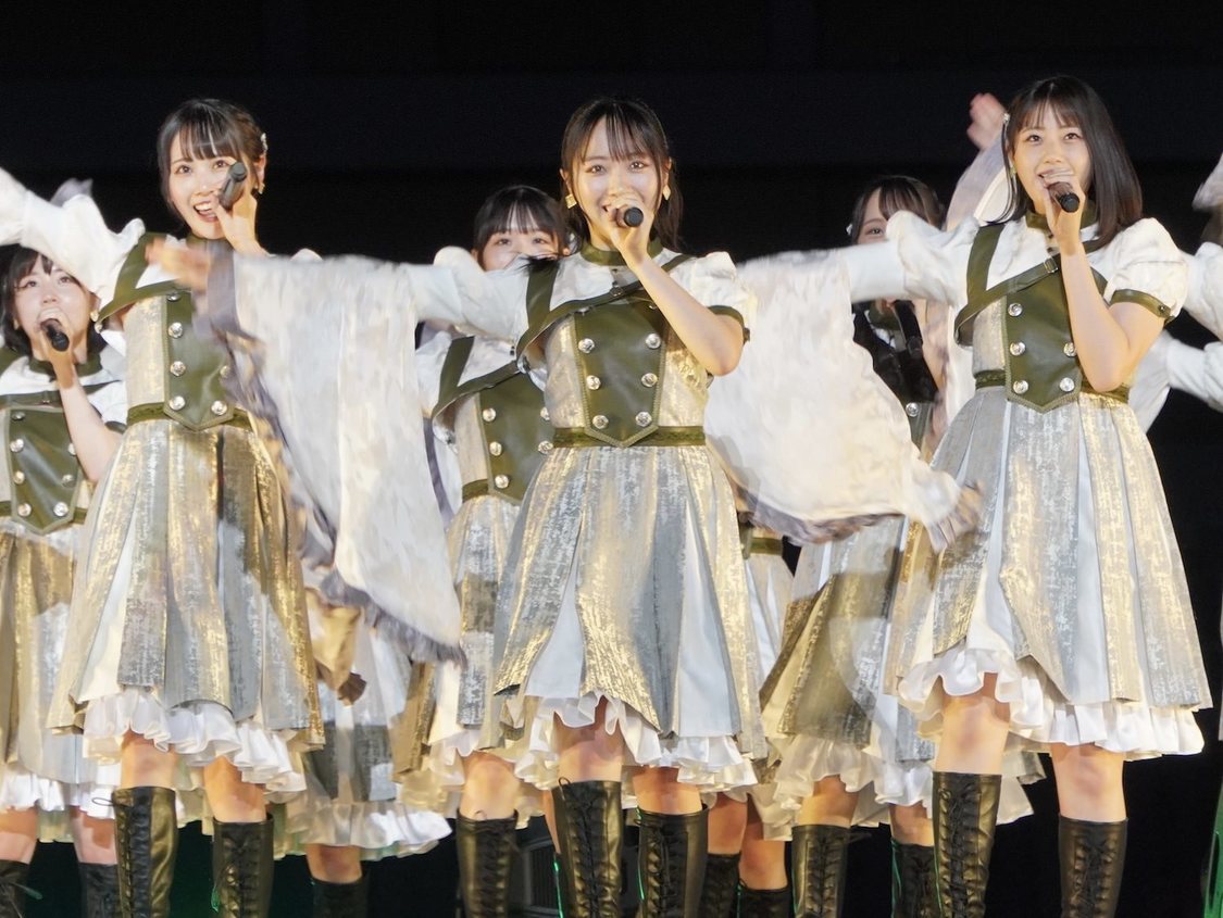 STU48＜＃HIROSHIMAミライバトン＞エディオンスタジアム広島（2023年5月4日／ⒸSTU）