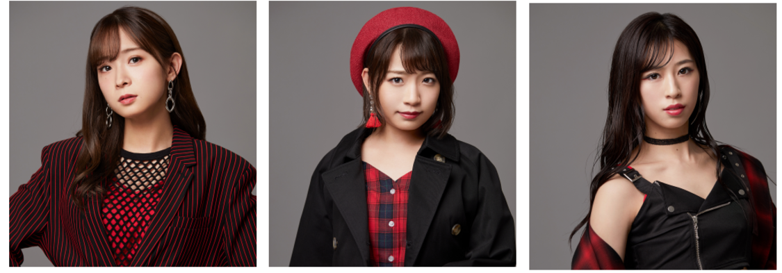 赤木彩香、伊藤千咲美、古高彩乃