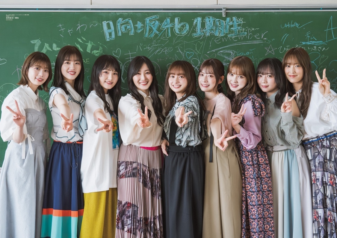 『B.L.T.2023年7月号』ローソンエンタテインメント購入特典：日向坂46 一期生両面ポスター（表）