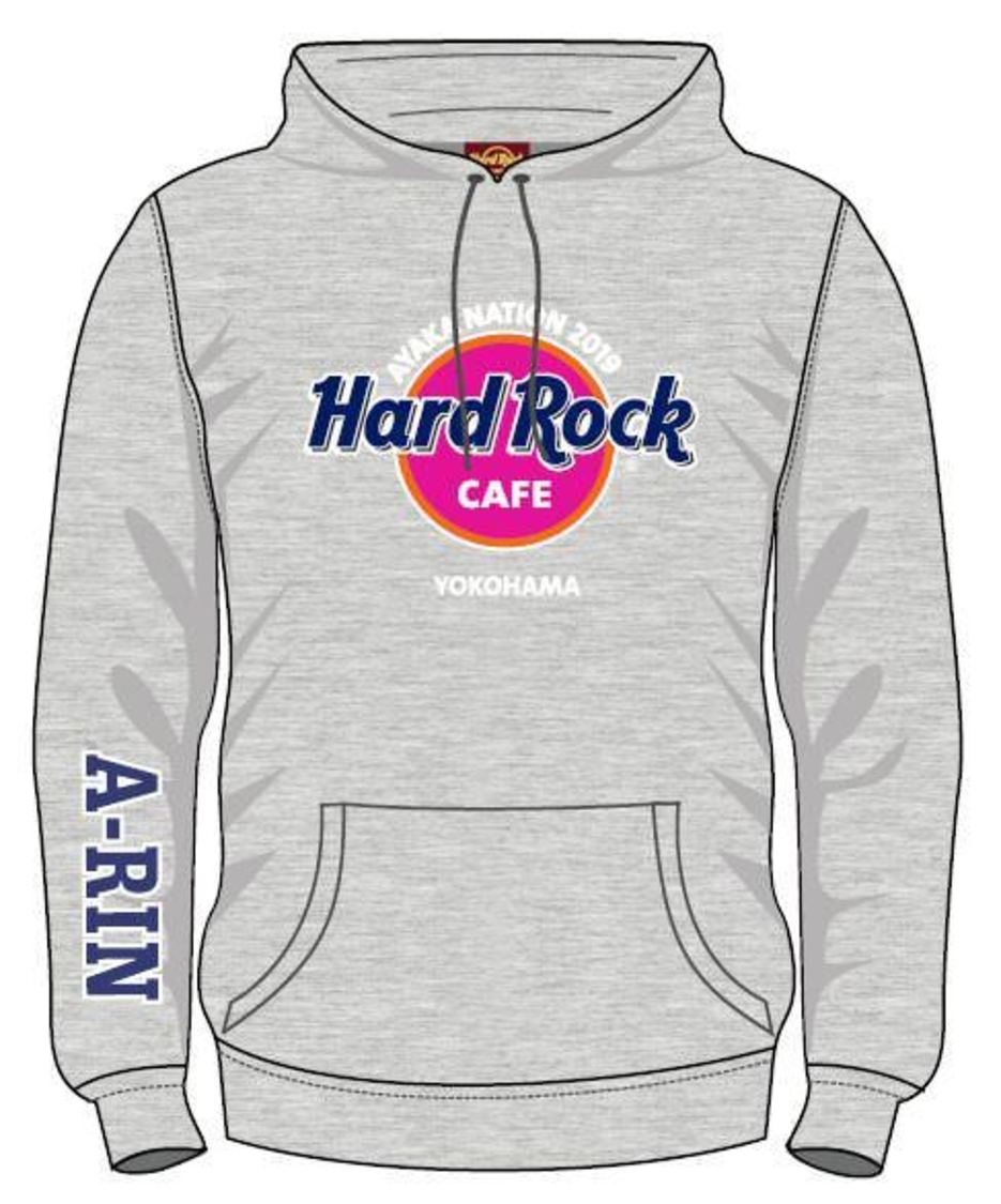 『2019 AYAKA NATION Hoodie』（グレー：￥7,000・税込）