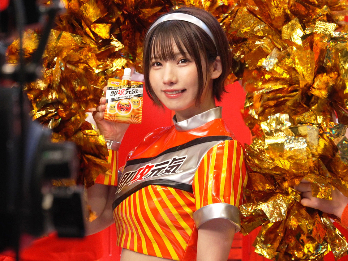 えなこ『即攻元気ゼリー』新WEB-CMシリーズ第2弾メイキング