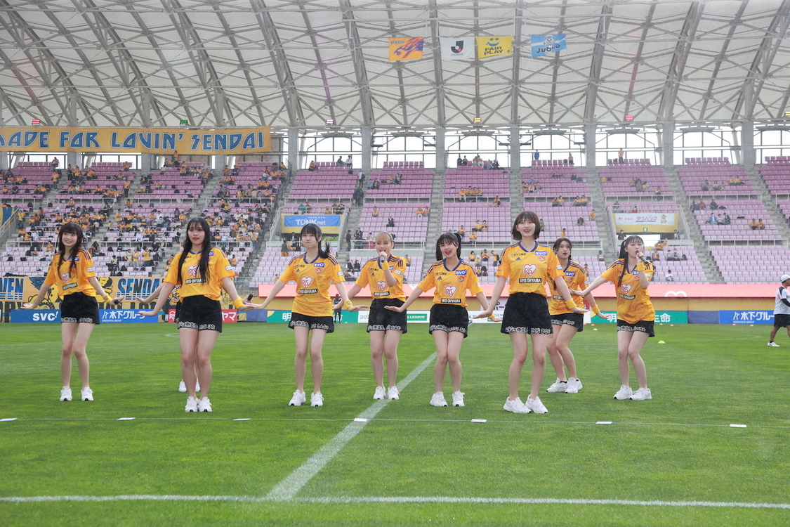 いぎなり東北産＜J2 第20節 ベガルタ仙台対ジュビロ磐田戦＞ユアテックスタジアム仙台（2023年6月11日）（©︎VEGALTA SENDAI ）