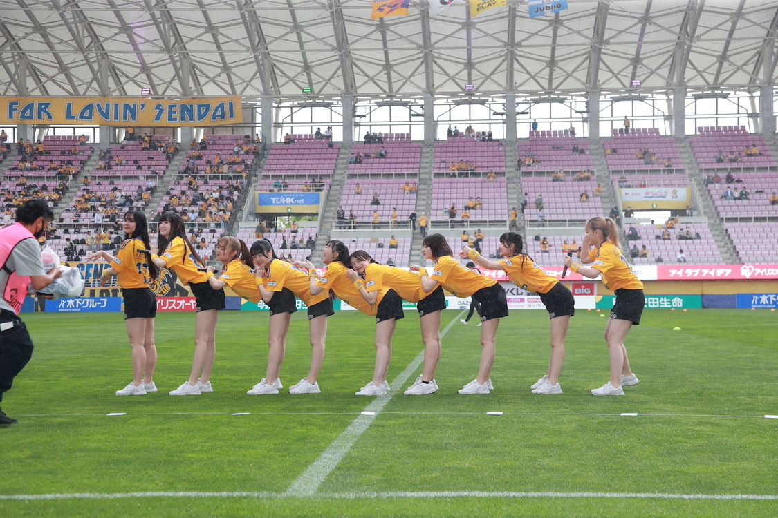 いぎなり東北産＜J2 第20節 ベガルタ仙台対ジュビロ磐田戦＞ユアテックスタジアム仙台（2023年6月11日）（©︎VEGALTA SENDAI ）