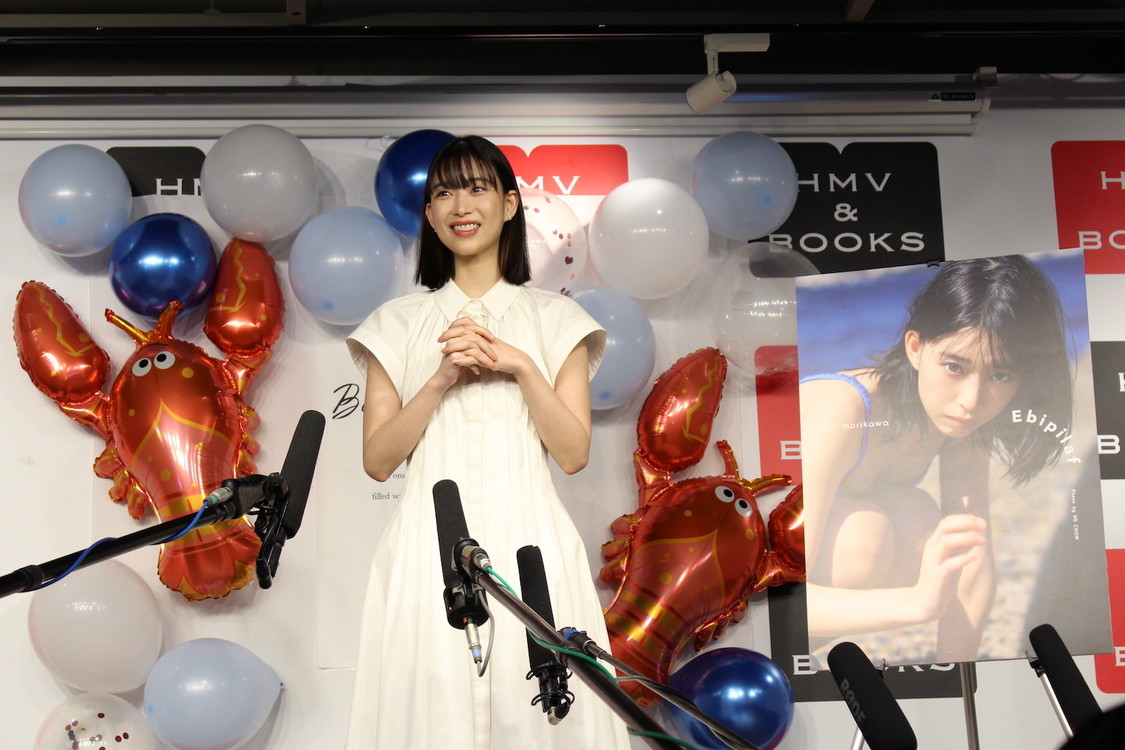 ＜『森川葵写真集「Ebipilaf」』発売記念イベント＞HMV&BOOKS SHIBUYA（2023年6月17日／ⒸSDP）