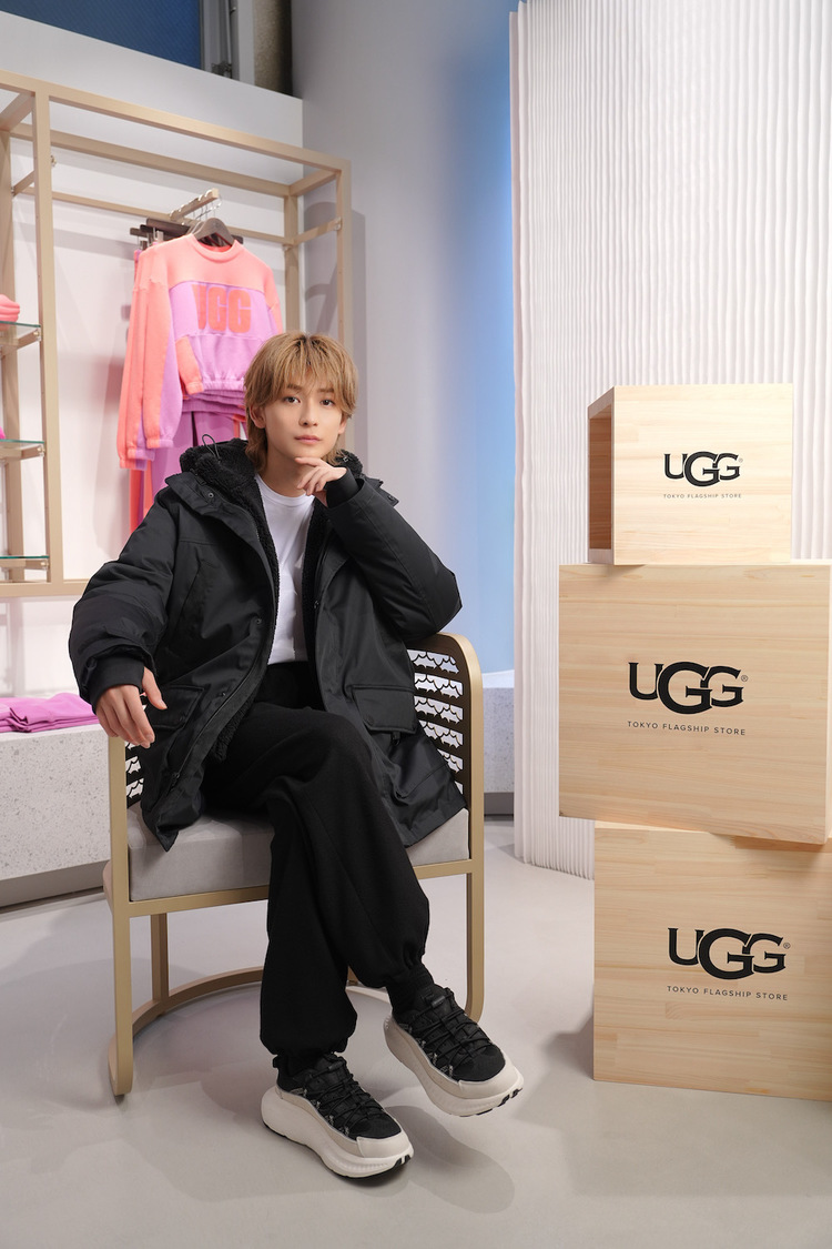高橋文哉＜『UGG TOKYO FLAGSHIP STORE』オープン記念イベント＞原宿ZERO GATE（2023年6月27日）