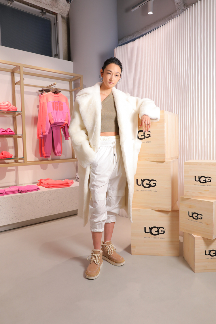 冨永愛＜『UGG TOKYO FLAGSHIP STORE』オープン記念イベント＞原宿ZERO GATE（2023年6月27日）