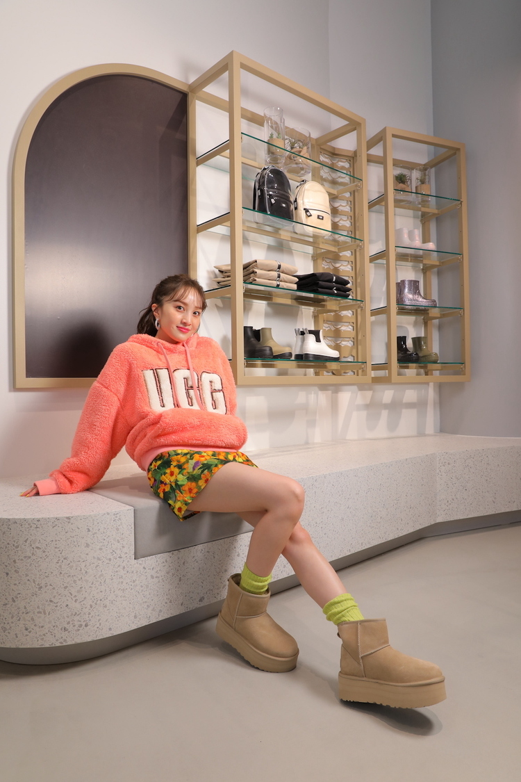 百田夏菜子（ももいろクローバーZ）＜『UGG TOKYO FLAGSHIP STORE』オープン記念イベント＞原宿ZERO GATE（2023年6月27日）