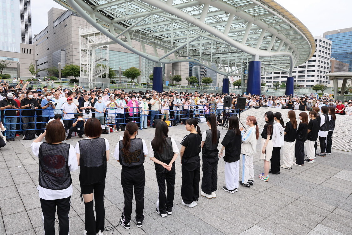 ＜#SKE48ファン合同稽古＞オアシス21 緑の広場（2023年7月8日／©2023 Zest, Inc.）