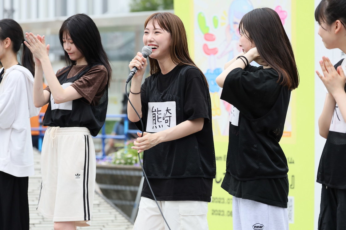 ＜#SKE48ファン合同稽古＞オアシス21 緑の広場（2023年7月8日／©2023 Zest, Inc.）