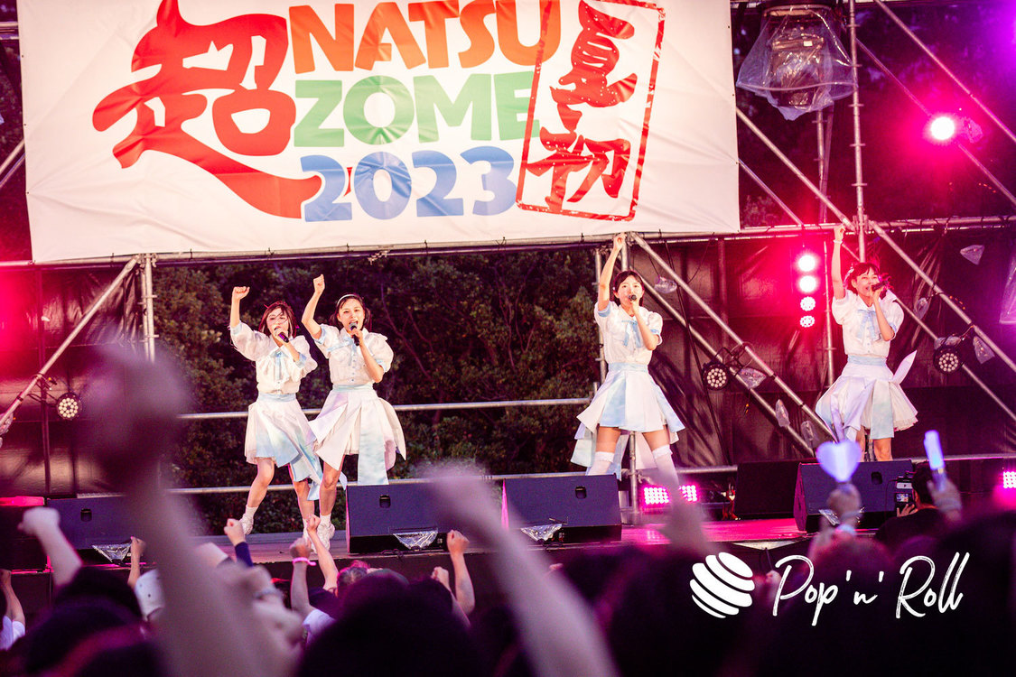 真っ白なキャンバス＜超NATSUZOME2023＞超ステージ／海浜幕張公演Gブロック（2023年7月1日）