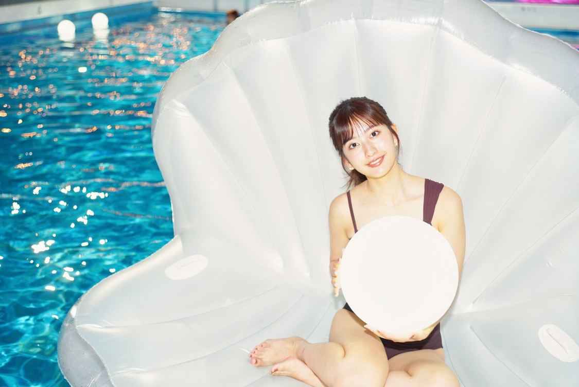 斉藤里奈＜CanCam×Tokyo Prince Hotel Night Pool 2023＞東京プリンスホテル GARDEN POOL（2023年7月15日）