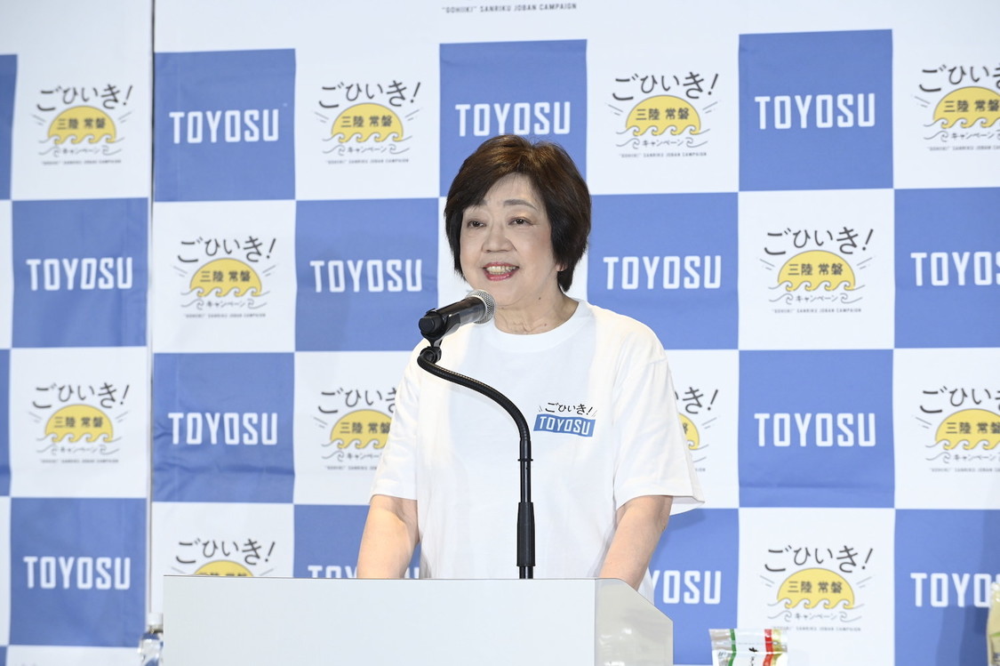 ＜「ごひいき！三陸常磐キャンペーン」 in 豊洲 トークイベント＞豊洲市場（2023年7月15日）