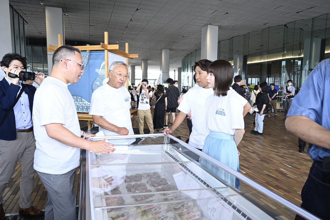 ＜「ごひいき！三陸常磐キャンペーン」 in 豊洲 トークイベント＞豊洲市場（2023年7月15日）