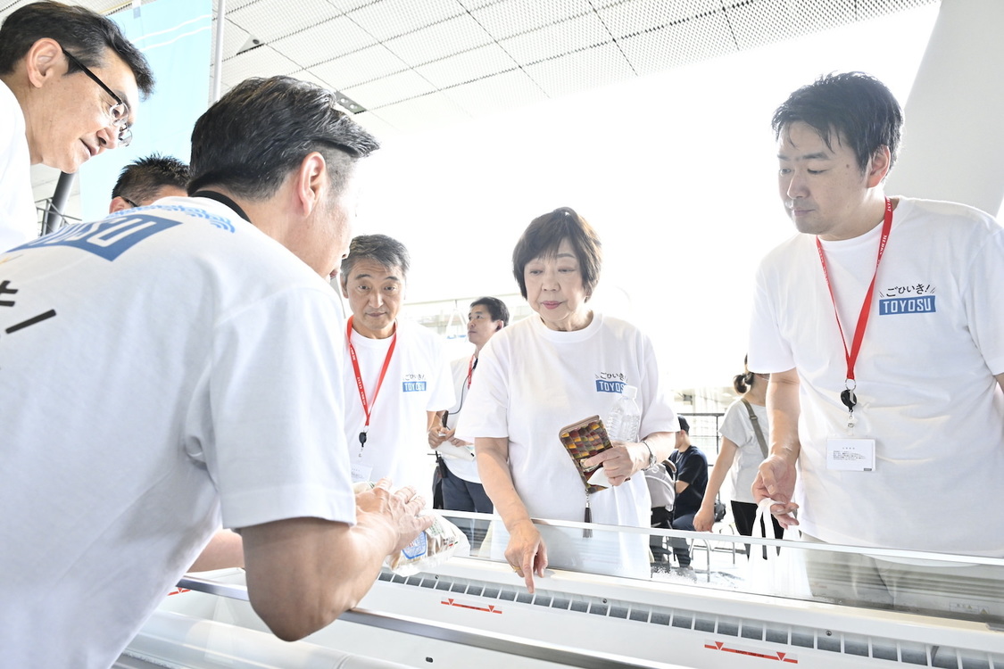 ＜「ごひいき！三陸常磐キャンペーン」 in 豊洲 トークイベント＞豊洲市場（2023年7月15日）