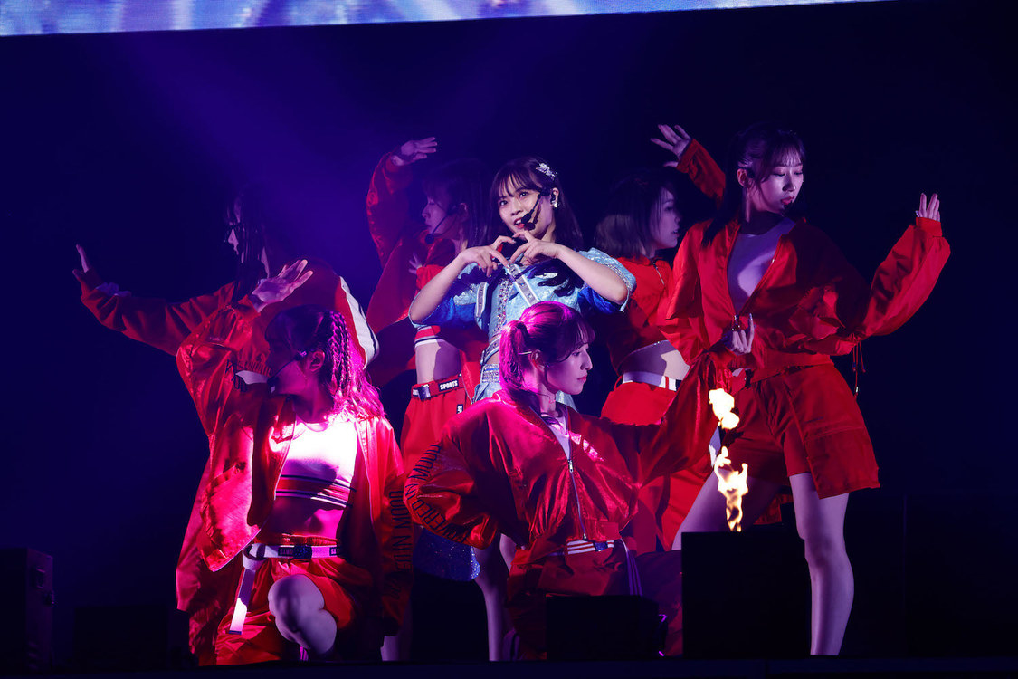 HKT48＜本村碧唯 卒業コンサート 〜唯一碧く輝く宝石〜＞福岡サンパレス ホテル＆ホール（2023年7月17日／©Mercury）