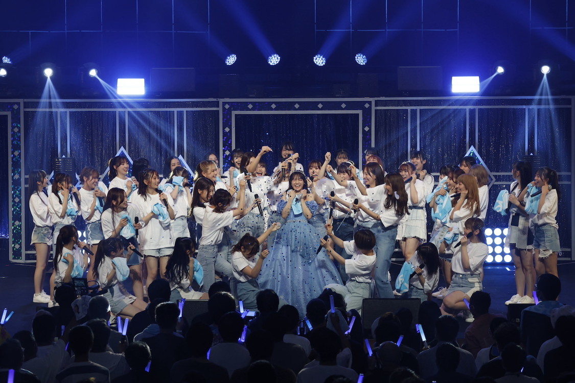 HKT48＜本村碧唯 卒業コンサート 〜唯一碧く輝く宝石〜＞福岡サンパレス ホテル＆ホール（2023年7月17日／©Mercury）