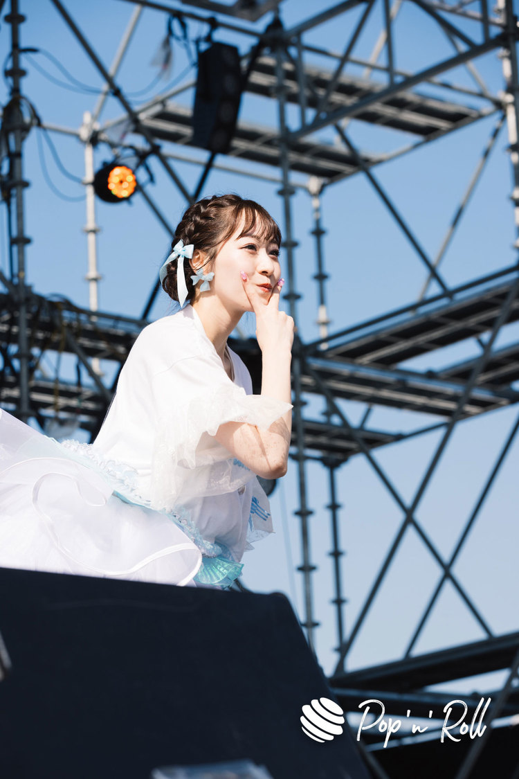 真中まな（FRUITS ZIPPER）＜超NATSUZOME2023＞超ステージ／海浜幕張公演Gブロック（2023年7月2日）