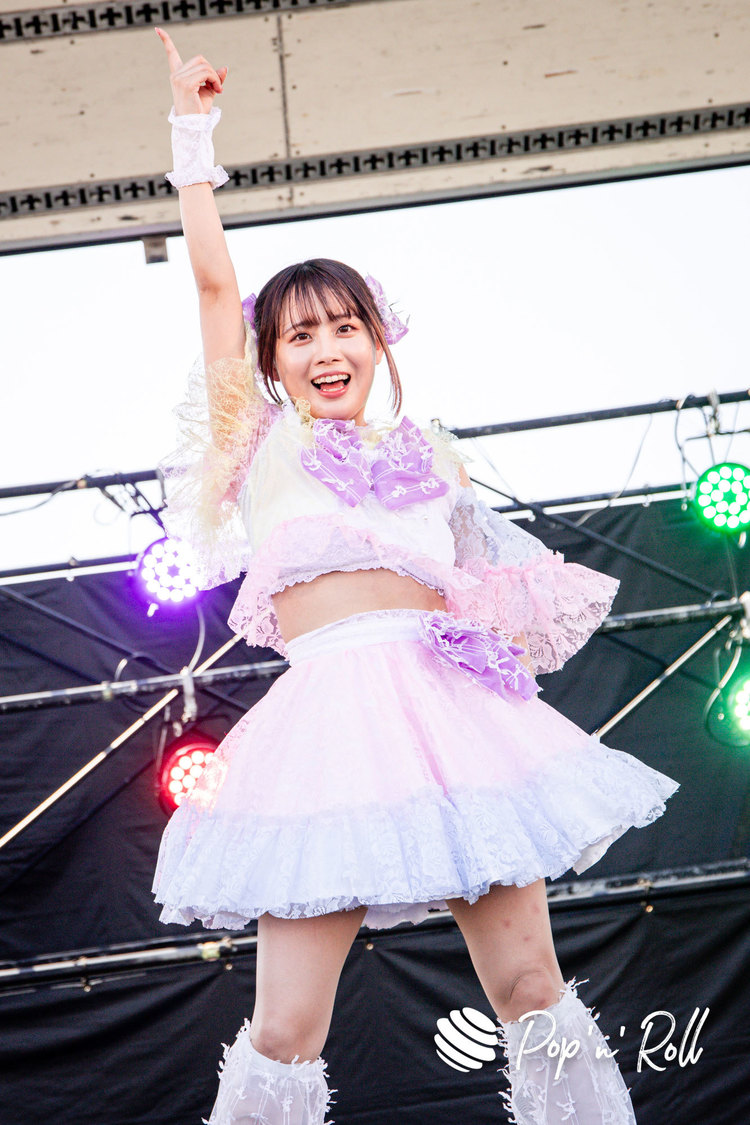 伏木結晶乃（IDOLATER）＜超NATSUZOME2023＞NATSUステージ／海浜幕張公演Gブロック（2023年7月2日）