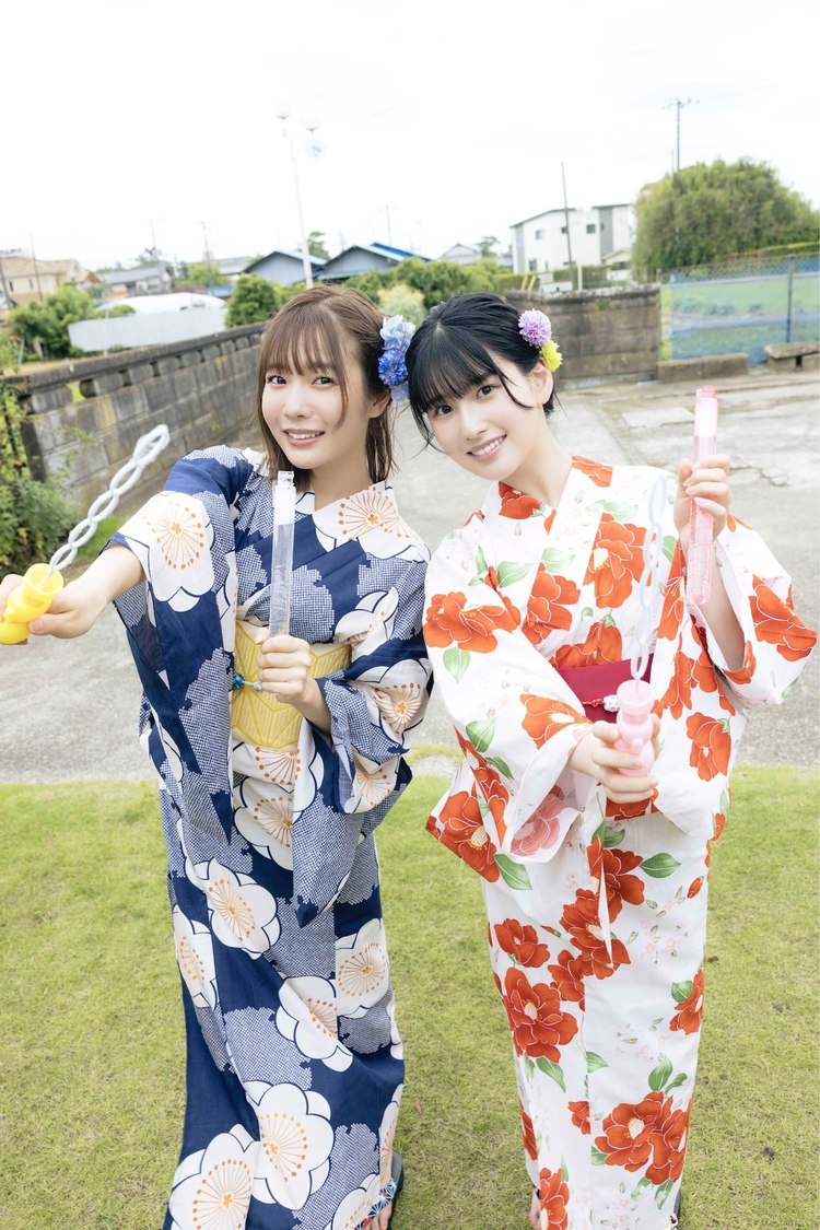 奥ゆい、森嶋あんり（#2i2）『週刊プレイボーイ』アザーカット（(c)集英社／週刊プレイボーイ／撮影：カノウリョウマ）