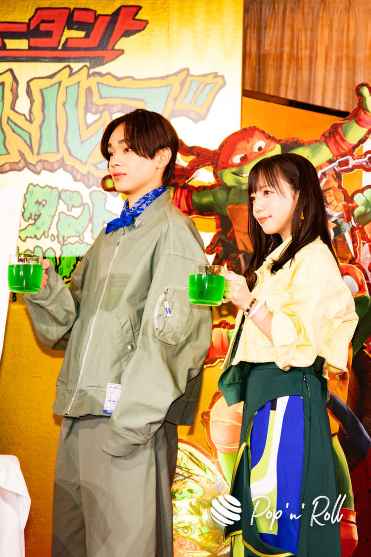 映画『ミュータント・タートルズ：ミュータント・パニック！』日本語吹替版完成報告会見（2023年8月23日）