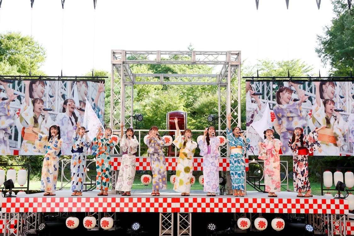 つばきファクトリー＜つばきファクトリーの夏祭り2023 ～灼熱～＞山梨・河口湖ステラシアター（2023年8月24日）