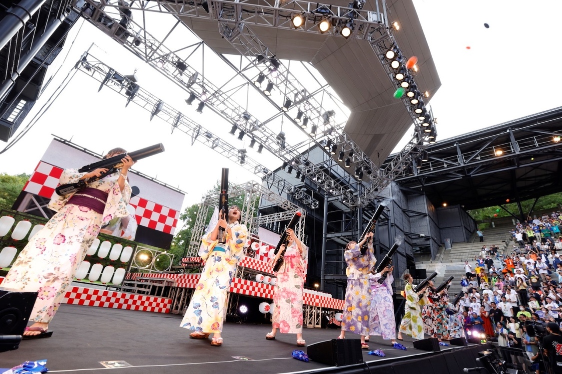 つばきファクトリー＜つばきファクトリーの夏祭り2023 ～灼熱～＞山梨・河口湖ステラシアター（2023年8月24日）