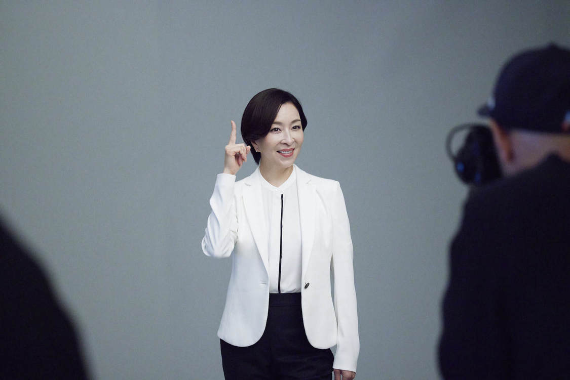 dip新CM「真矢本部長のプレゼン」篇 メイキングカット