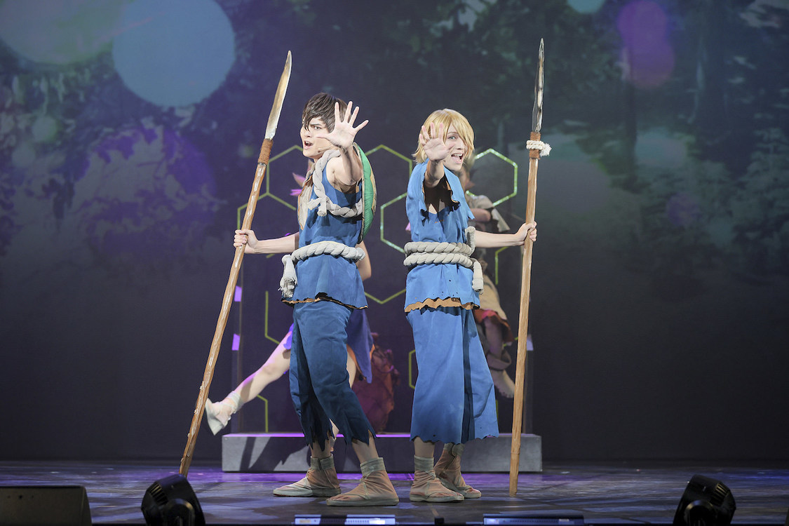 ＜「Dr.STONE」THE STAGE〜SCIENCE WORLD〜＞品川プリンスホテル ステラボール（(C)米スタジオ・Boichi／集英社・ネルケプランニング）