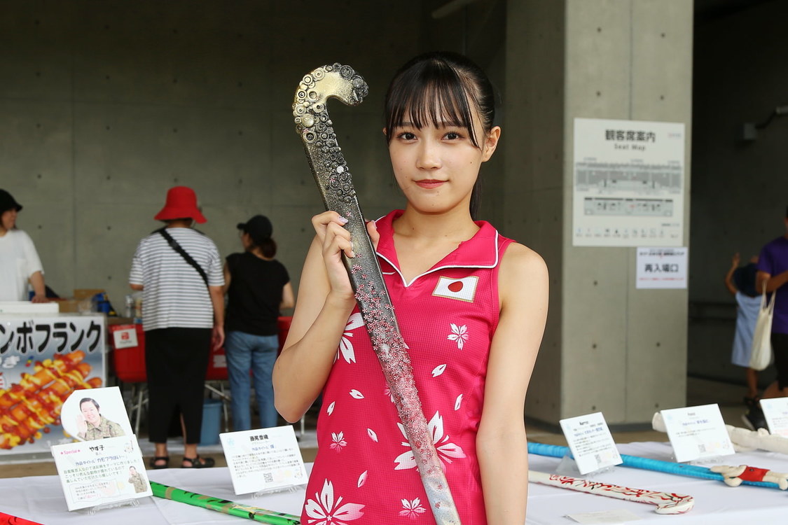 河西結心（つばきファクトリー）としながわスティック＜ホッケー日本代表国際強化マッチ＞大井ホッケー競技場（2023年9月3日）