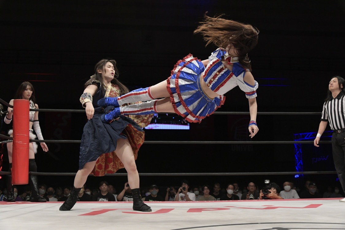 ＜TJPW CITY CIRCUIT '23～名古屋公演～＞名古屋国際会議場イベントホール（2023年9月18日／©東京女子プロレス）