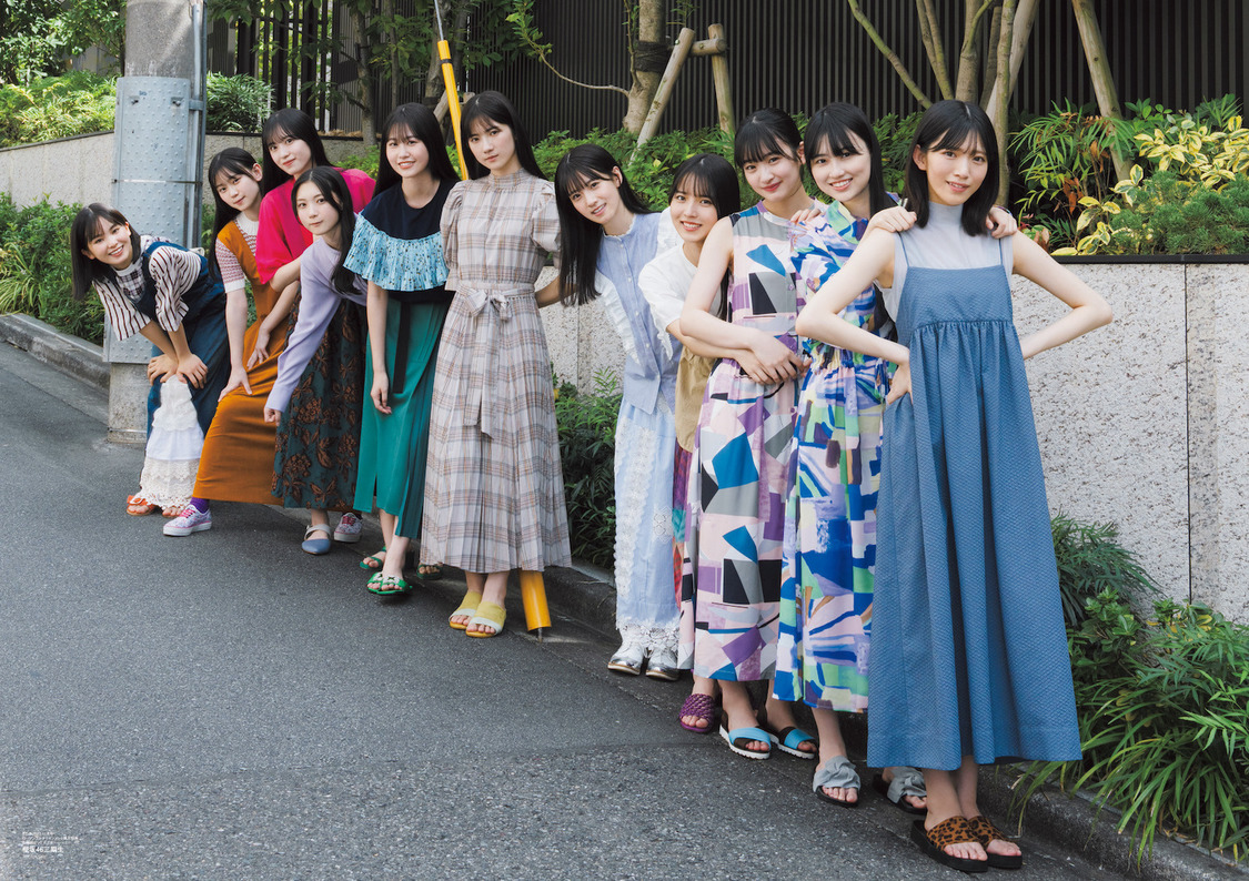 『B.L.T.2023年11月号』ローソンエンタテインメント購入者特典：櫻坂46 三期生 両面ポスター（裏）