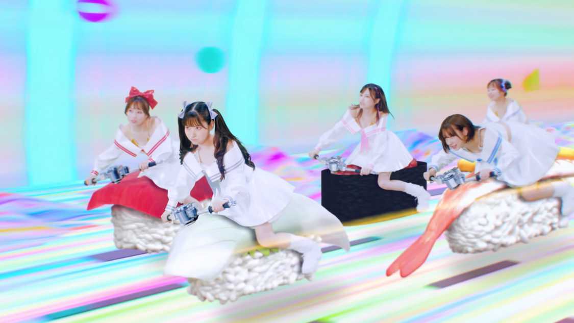 #ババババンビ「ゲイシャフジヤマ」MVより